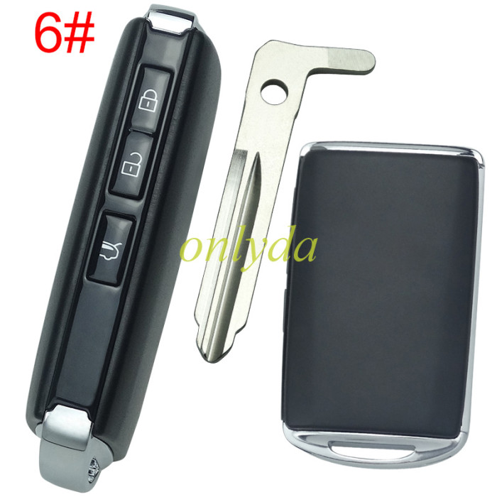 2020 new mazda remote key case with blade ,without badge, pls choose button model