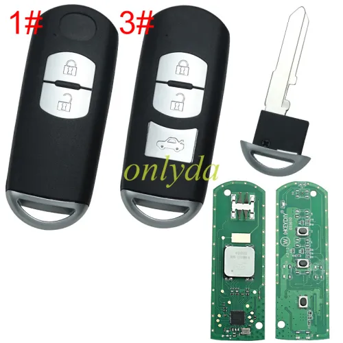KEYDIY Remote key 3button ZB44-3/ZB44-5 smart key for KDX2 and KD MAX