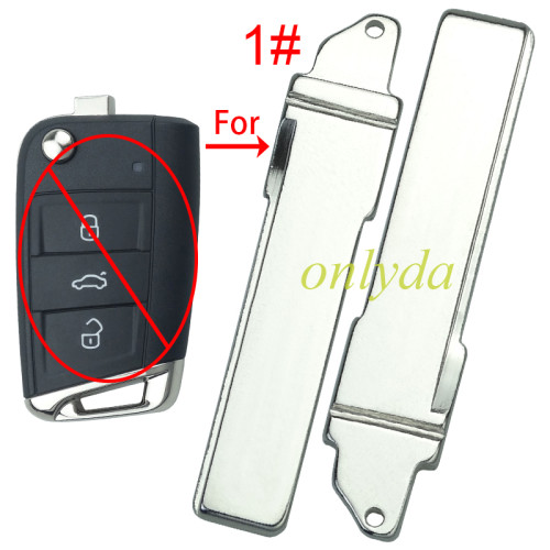 For VW HU66/HU162T flip key blade for B51D , pls choose blade