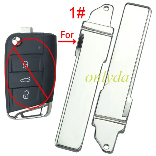 For VW HU66/HU162T flip key blade for B51D , pls choose blade