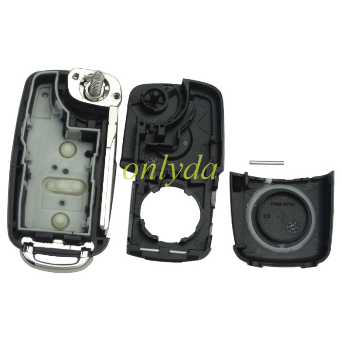 For  VW  remote key blank with badge, pls choose button model