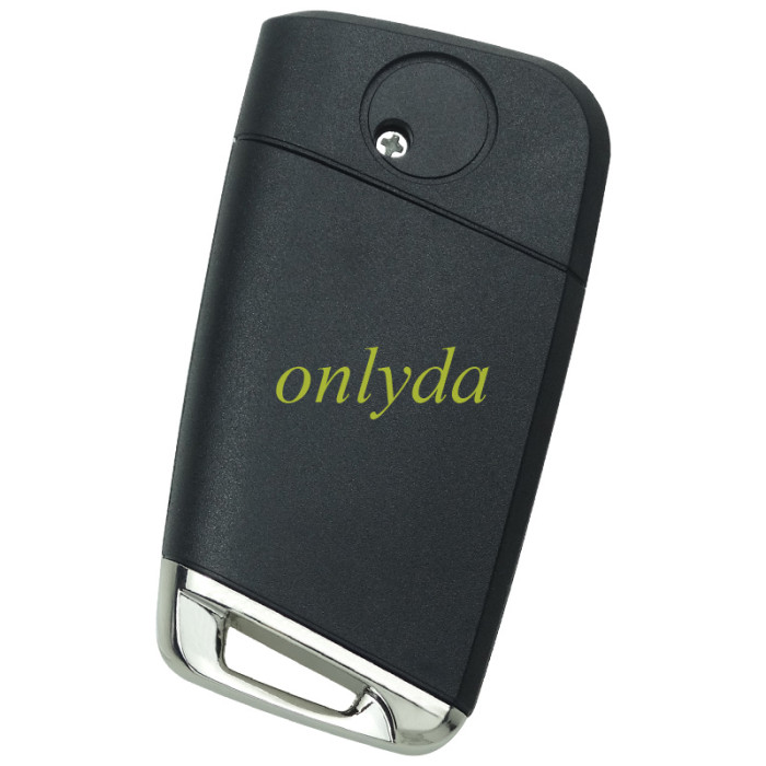 For  VW 3 button remote key shell with badge