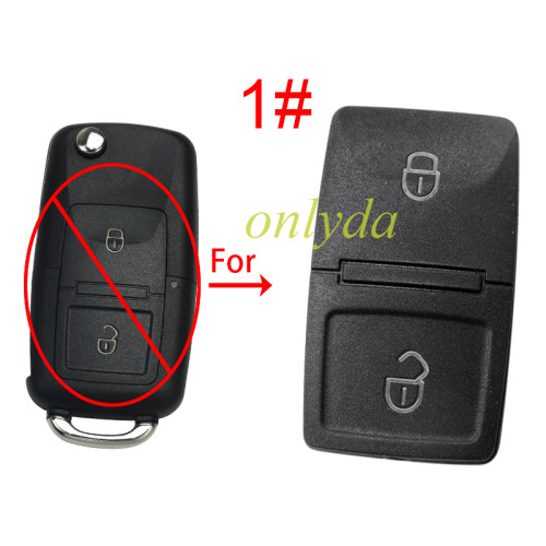 For  VW 2/3-Button key pad， pls choose button model
