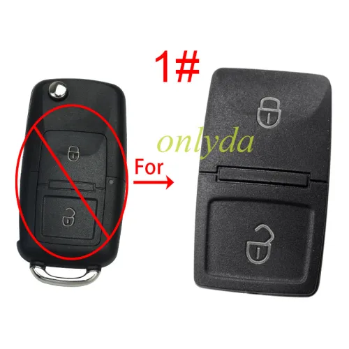 For  VW 2/3-Button key pad， pls choose button model