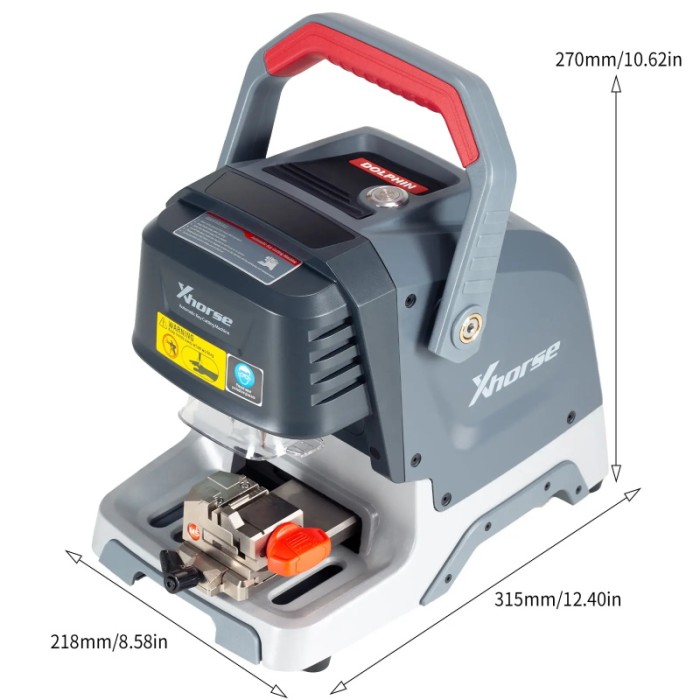 free shipping from Czech Republic XP005 Xhorse Dolphin XP-005 Key Cutting Machine Works on Mobile Phone APP Multi-Language