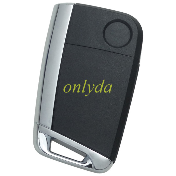 For  VW Gof7 3 button remote key shell with blade 1#HU66  2#HU162T ,Pls choose blade model