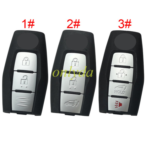 Original Mitsubishi 2/3/3+1 button key shell without blade (pls choose button )