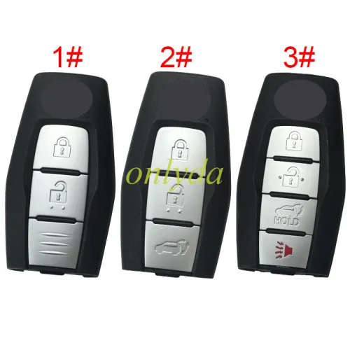 Original Mitsubishi 2/3/3+1 button key shell without blade (pls choose button )