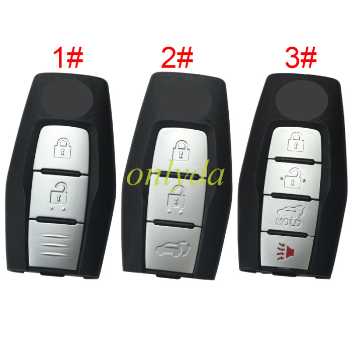 Original Mitsubishi 2/3/3+1 button key shell without blade (pls choose button )