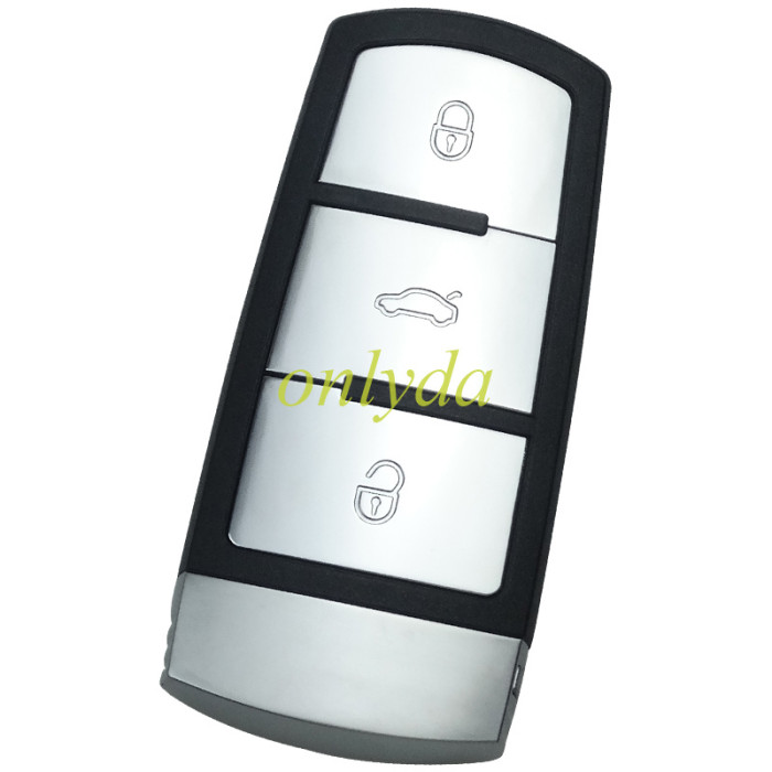 For  VW Magotan 3  button remote key shell with badge