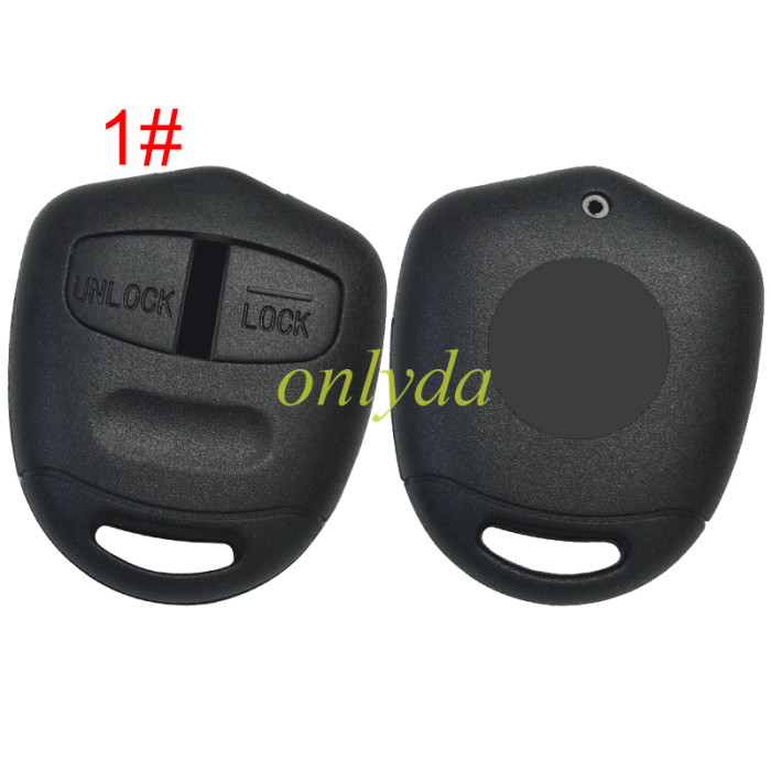 For Mitsubishi 2/2+1 button key shell without blade with badge , pls choose button model