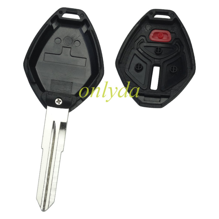 For Mitsubishi remote key shell with MIT11R/MIT8 blade Without badge , pls choose button model