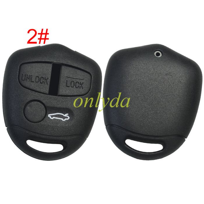 For Mitsubishi 2/2+1 button key shell without blade without badge , pls choose button model