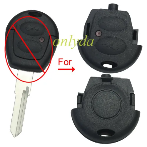 For VW Jetta 2 button remote part blank without badge