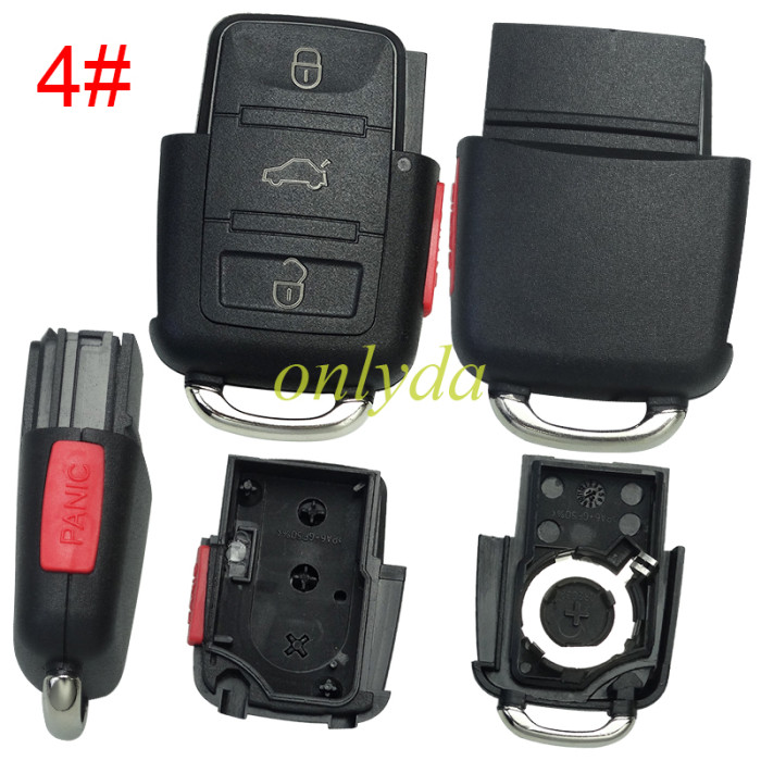 For  Passat remote key shell ， pls choose button model