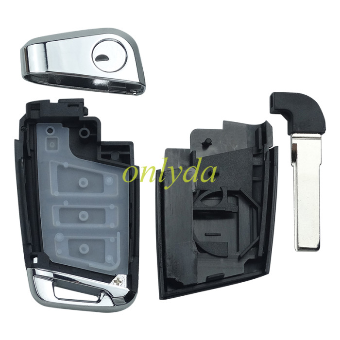 For VW 3 button modified remote key blank with  blade ， pls choose blade .
