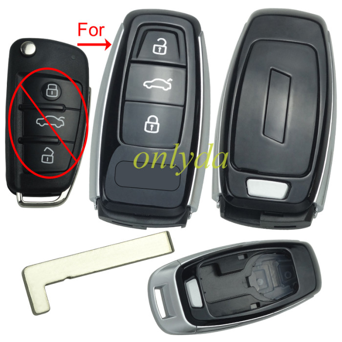 Modified Audi A3. Q3.Q2L.A5 .S3.3 button  Remote key Blank
