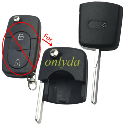For Audi remote key head blank (the connect position is round)