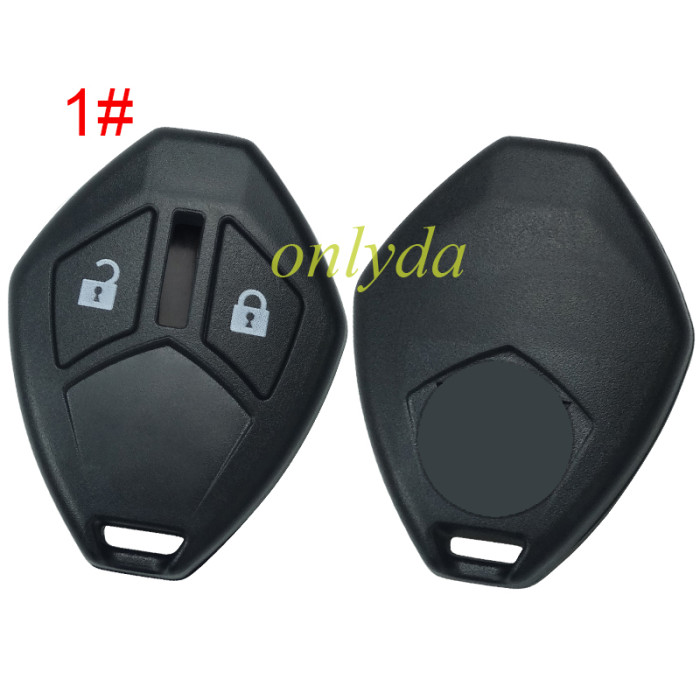 For Mitsubishi remote key shell without blade with 2/2+1/3/3+1 button (please choose button)