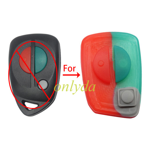 For Mitsubishi 3 button remote key shell