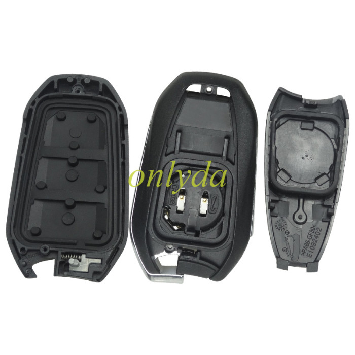 free shipping 10pcs/lot for Peugeot remote key shell without  badge, blade HU83