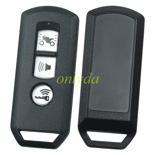 Honda-Motor bike 3 button key blank， without battery clamp