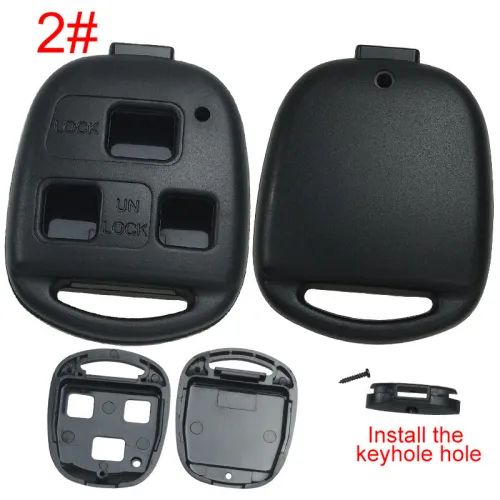 free shipping 10pcs/lot for Toyota remote key case, without badge