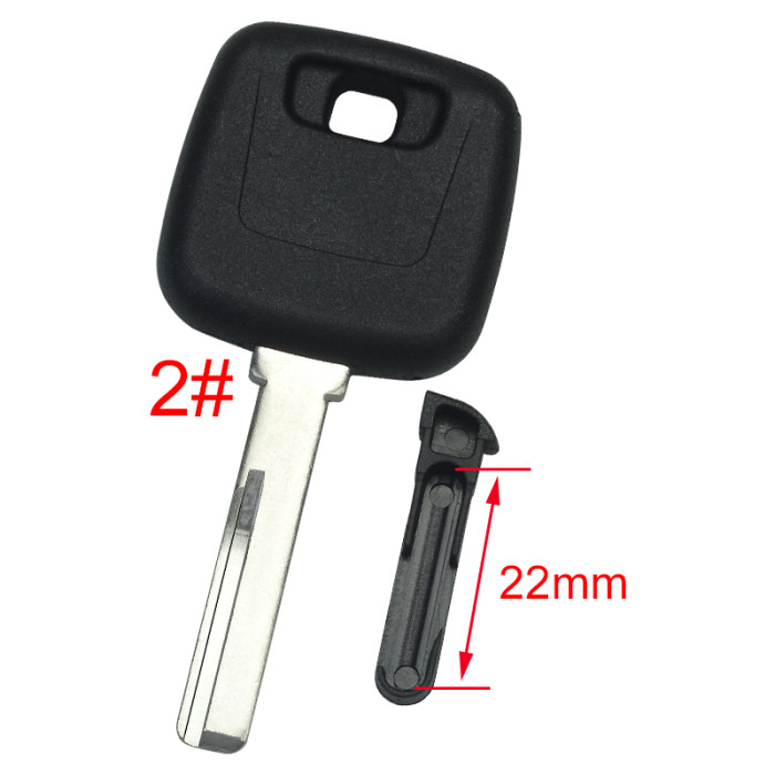 Super Stronger GTL shell  volvo  transponder key blank (can put TPX long chip）without badge