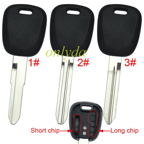 For Suzuki Transponder Key blank without badge , pls choose blade model