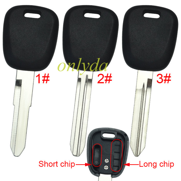 For Suzuki Transponder Key blank without badge , pls choose blade model