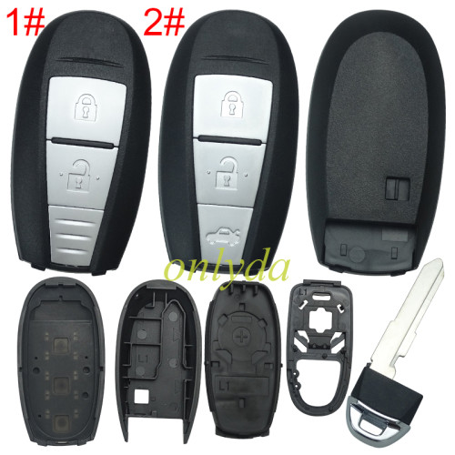 For Suzuki  remote key blank without badge， pls choose button