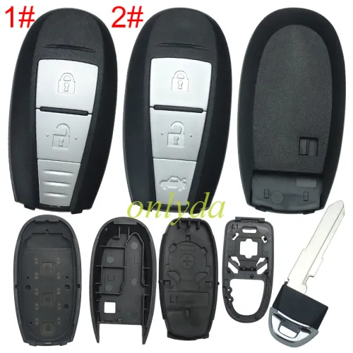 For Suzuki  remote key blank without badge， pls choose button