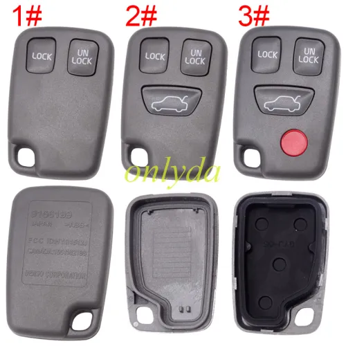 For Volvo remote key shell,pls choose button model