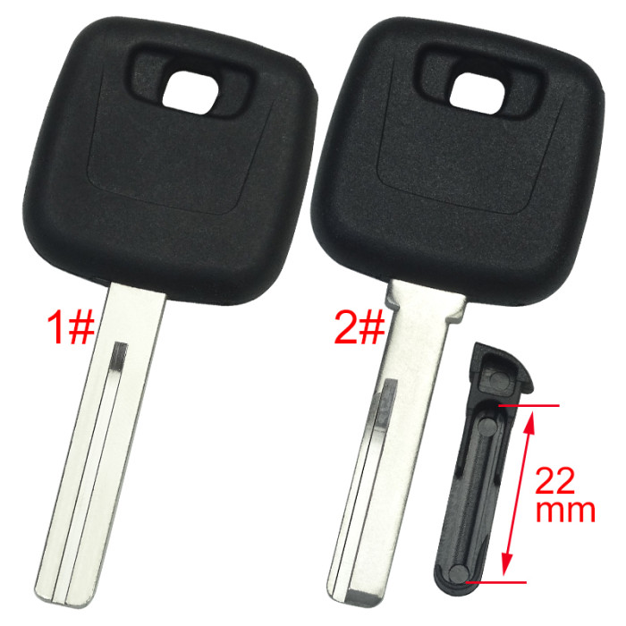 Super Stronger GTL shell  volvo  transponder key blank (can put TPX long chip）without badge