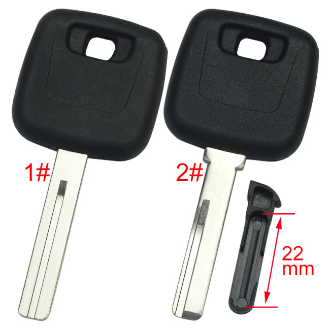 Super Stronger GTL shell volvo transponder key blank (can put TPX long chip)without badge