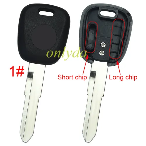 For Suzuki Transponder Key blank with badge, pls choose blade model