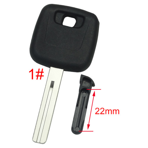 Super Stronger GTL shell  volvo  transponder key blank (can put TPX long chip）without badge