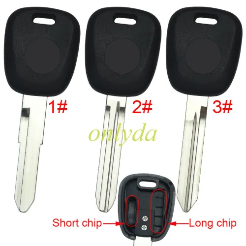 For Suzuki Transponder Key blank with badge, pls choose blade model