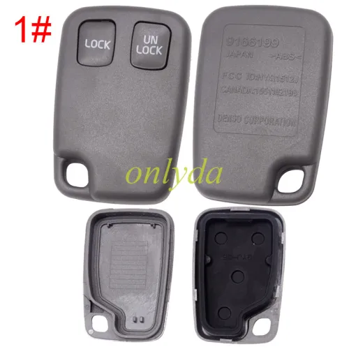 For Volvo remote key shell,pls choose button model