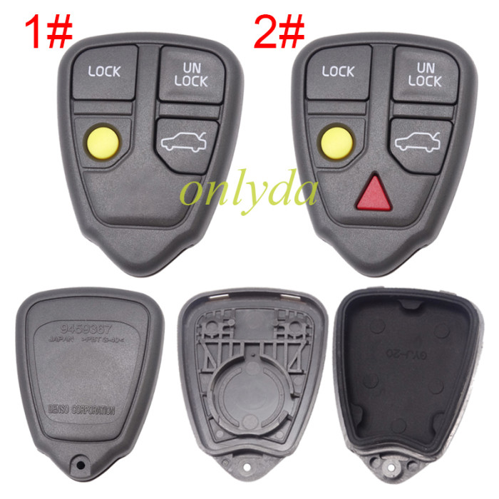 For Volvo  remote key shell， pls choose button model