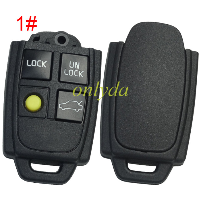 For Volvo remote key shell without key head and without badge