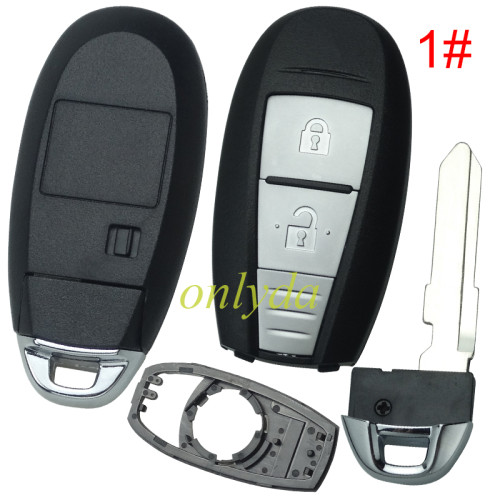 For Suzuki  remote key blank without badge, pls choose button