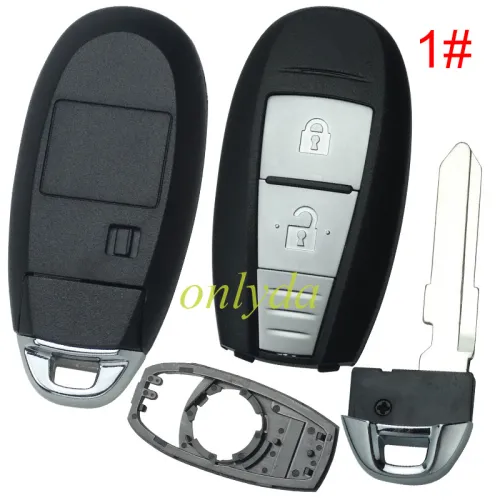 For Suzuki  remote key blank without badge, pls choose button
