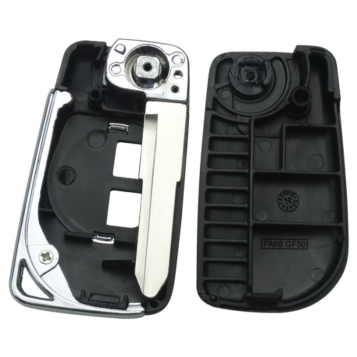 For Suzuki Modified flip key shell 2 button with badge, pls choose blade model