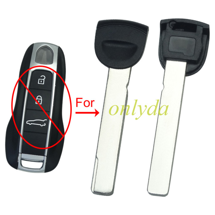 For porsche emergency key blade (it can fit OEM remote, tested)