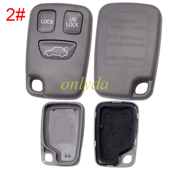 For Volvo remote key shell,pls choose button model