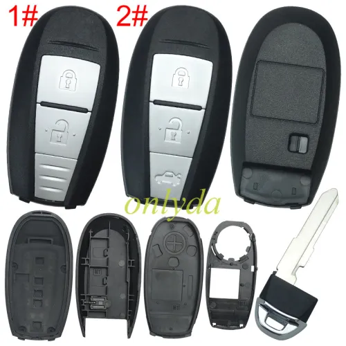 For Suzuki  remote key blank without badge， pls choose button