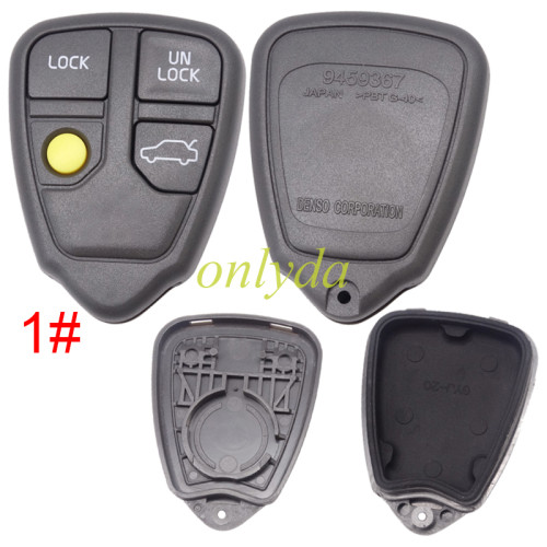 For Volvo  remote key shell， pls choose button model