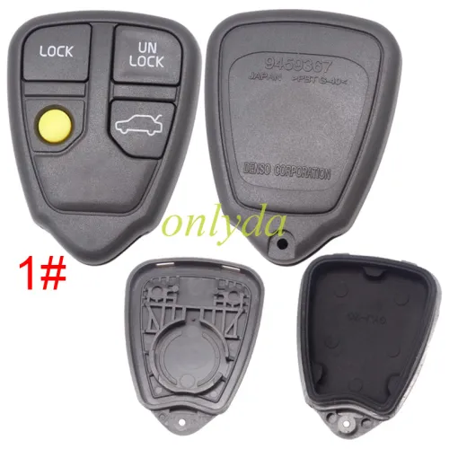 For Volvo  remote key shell， pls choose button model