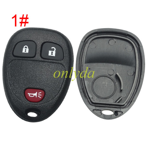 For GM Buick remote key shell with battery holder, pls choose the button